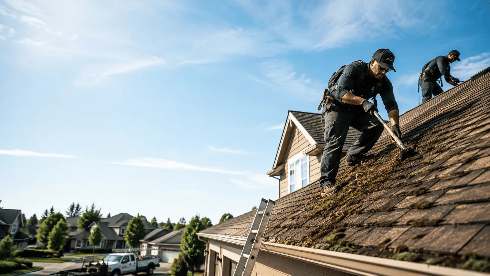 Roof Moss Removal in Hampton, IL near me